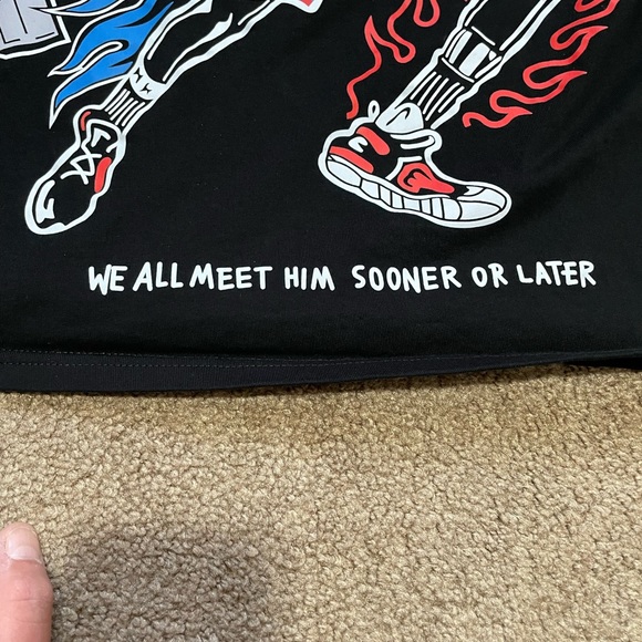 WARREN LOTAS & KEVIN DURANT “CAN’T RUN FROM THE REAPER” T-SHIRT SIZE SMALL NICE! - Picture 5 of 13